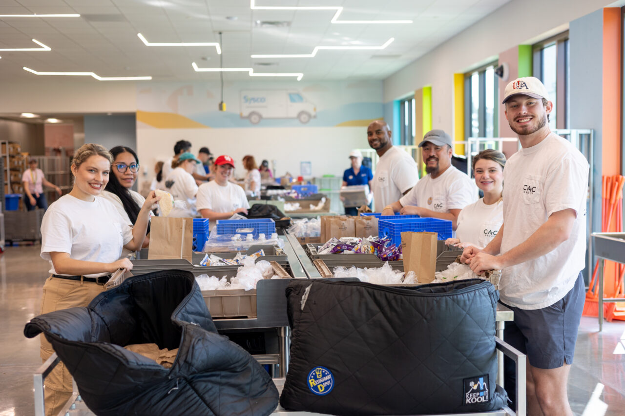 CAC Group Volunteers at Kids' Meals