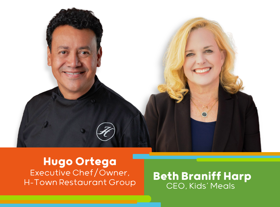 Kids' Meals Harvest Luncheon 2026 Speakers are Hugo Ortega and Beth Braniff Harp.