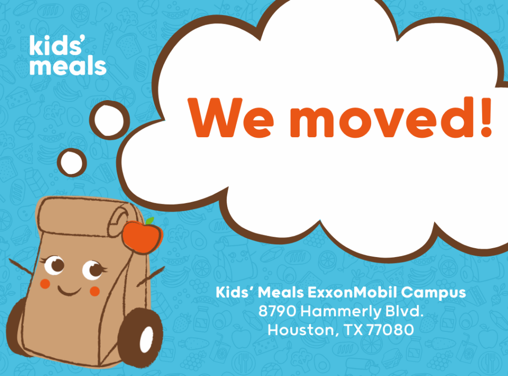 We moved! Our new address is at 8790 Hammerly Blvd. Houston, TX 77080.